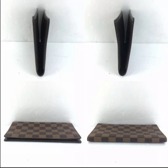 AUTHENTIC LOUIS VUITTON BRAZZA WALLET DAMIER EBENE - Picture 5 of 8